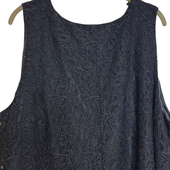 Catherines Womens Lace Tank Size 24W Black Sleeveless Loose Flowy Whimsigoth - Picture 4 of 6